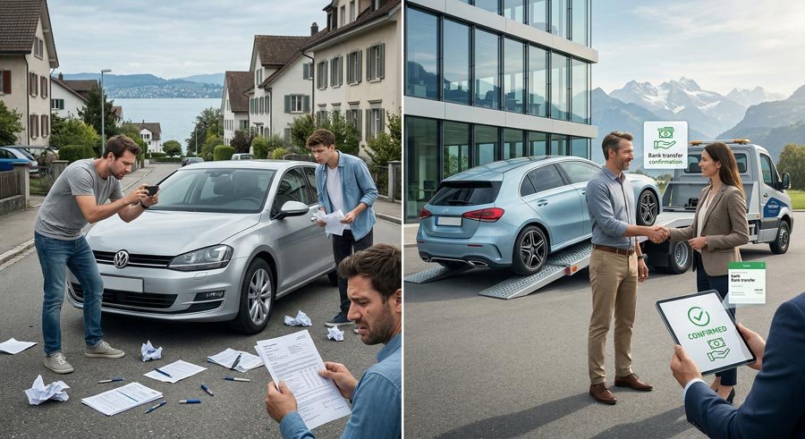 Auto verkaufen Vergleich Schweiz – Privatverkauf vs Autoankauf