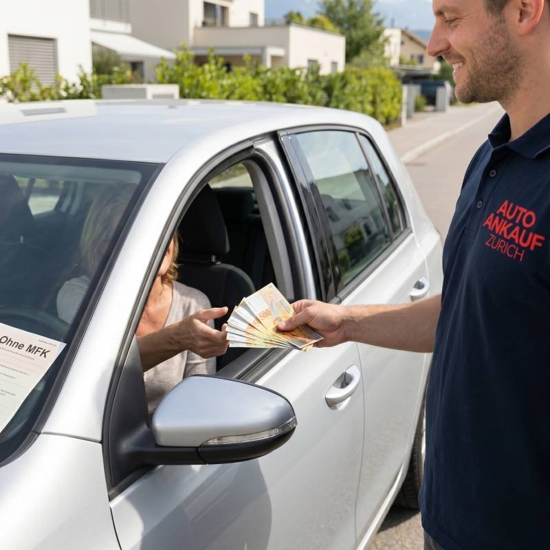Barzahlung bei Autoankauf ohne MFK in der Schweiz